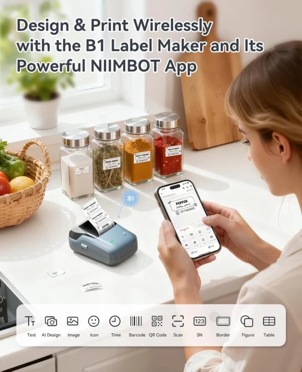 B1 Label Printer detail 2 NIIMBOT B1